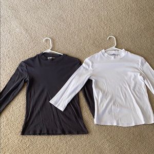 2 Zara basic quarter sleeve shirts